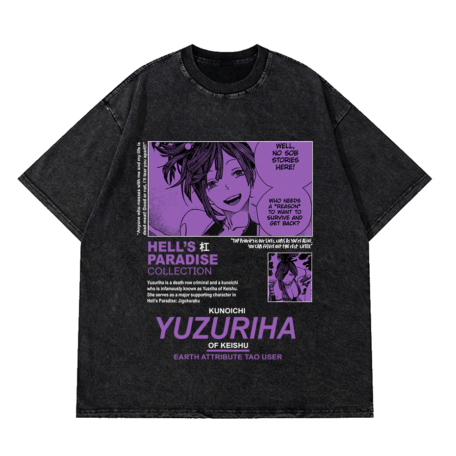 Yuzuriha Acid Wash Tee