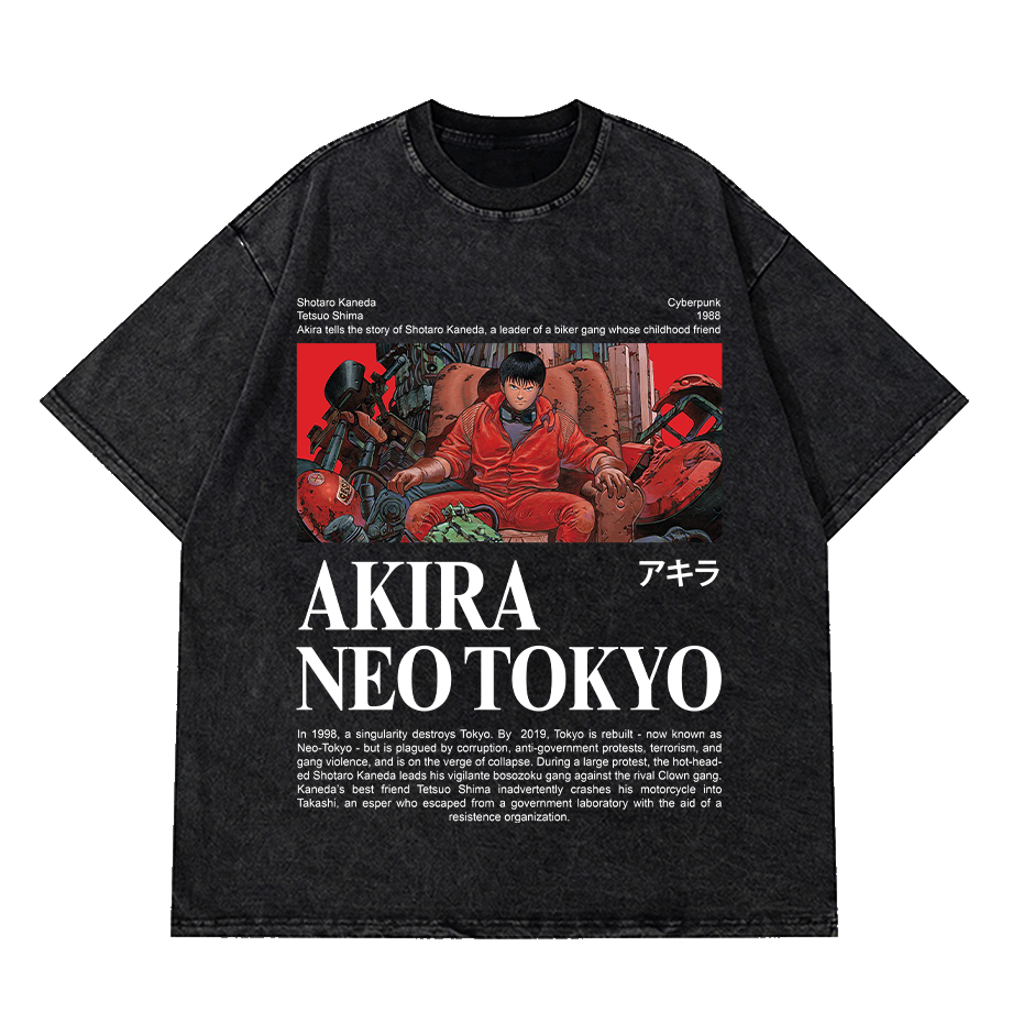 Neo Tokyo Acid Wash Tee