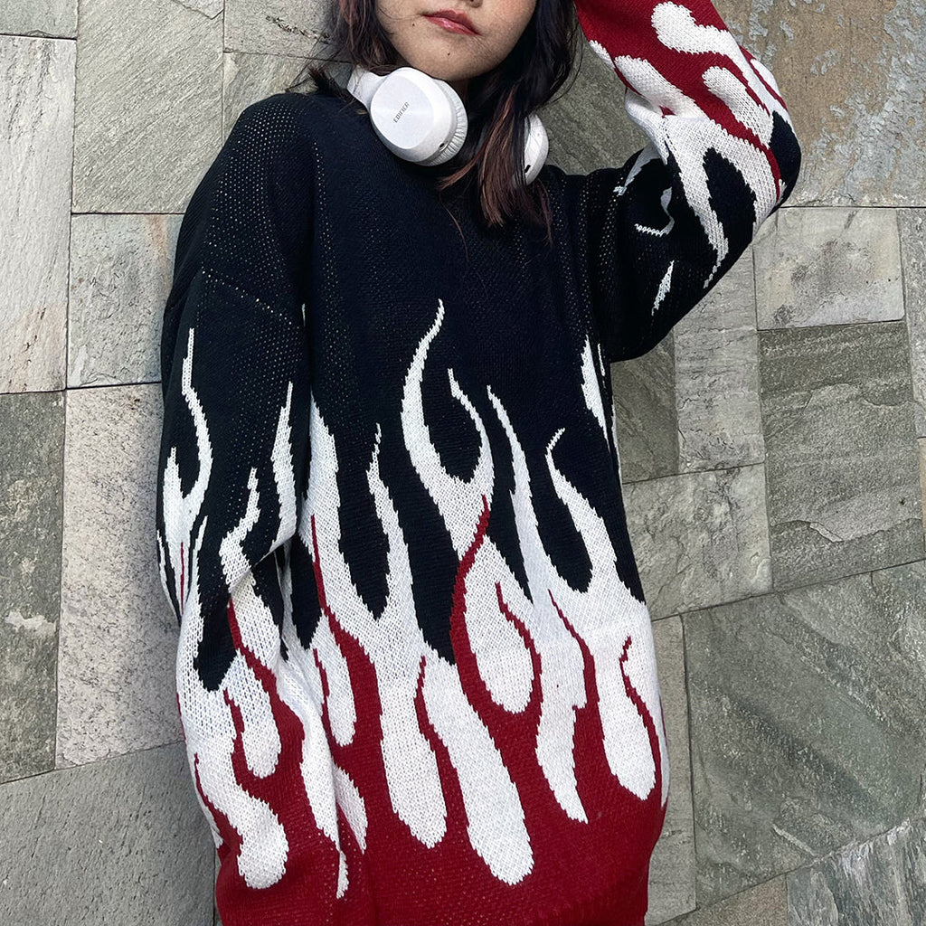 Lava Flame Sweater